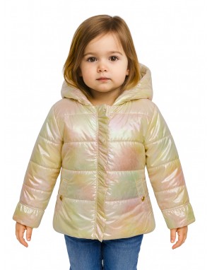 Girls Jacket Quilted Rainbow